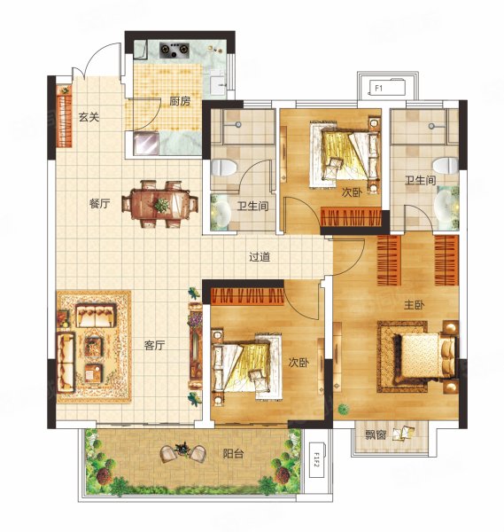 建业公园里特价房现房即装修