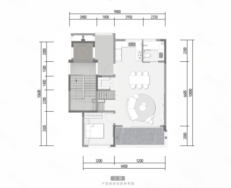 隆科蓝城锦上春风4室2厅196㎡302万二手房图片
