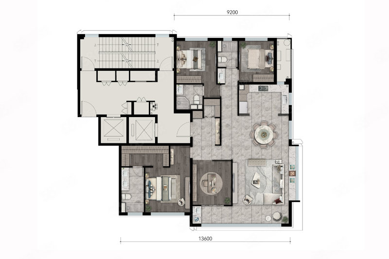 中海·江湾樾4室2厅198㎡万二手房图片