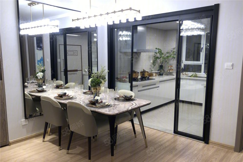 【10图】3室2厅2卫 136m 朝南北 约75万,碧桂园学府世家(新房)-汉中58