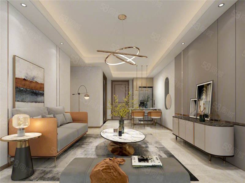 华山61星岄府3室2厅1卫97.66㎡南北137万