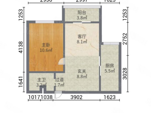 济南历城唐冶唐城小区唐城小区精装1室,可养宠,低物业,随时看出租房源