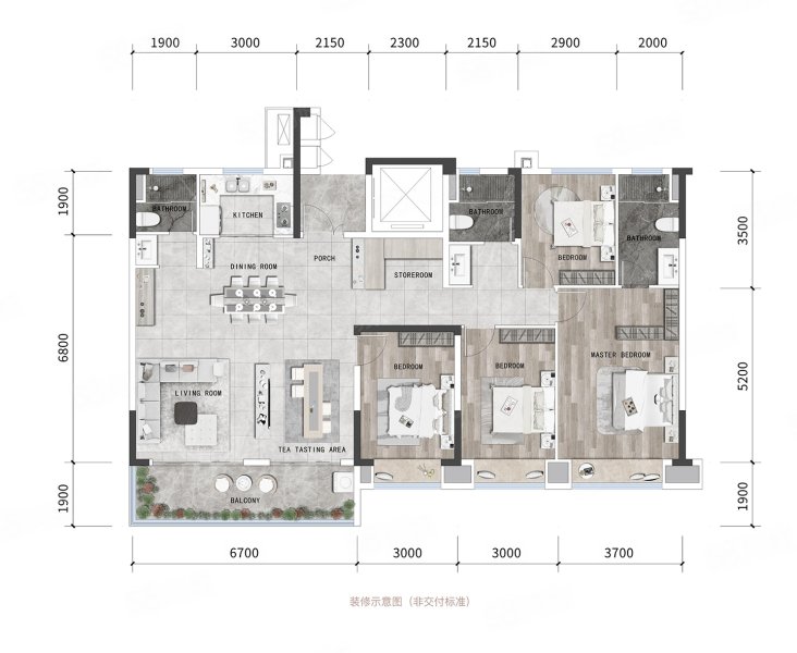 鸿山院子(新房)4室2厅170㎡220万二手房图片